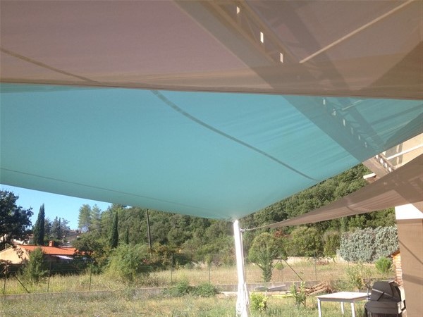 Terrace awning : terrace owning, terrace cover, St Tropez, Ramatuelle, Gassin, Grimaud